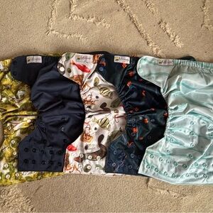5 Kaleimamo Swim/pocket Diapers with Inserts